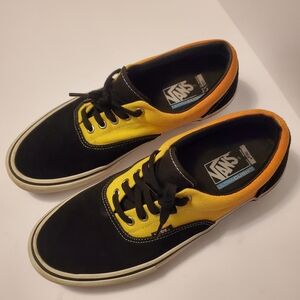 Vans Era Pro-Men Ultracush Black/Orange-Yellow/Orange Size 11 Shoe
